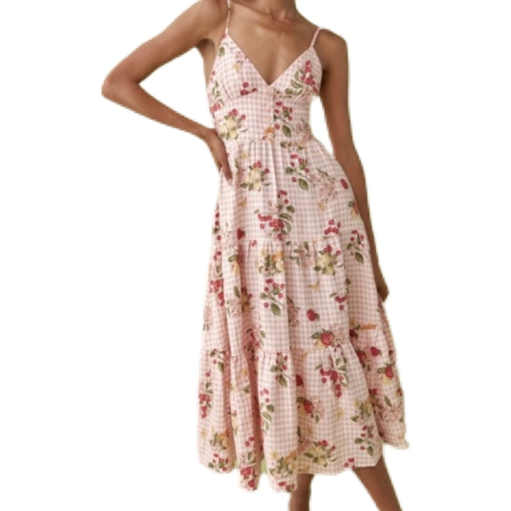 Reformation Linen Adria Dress